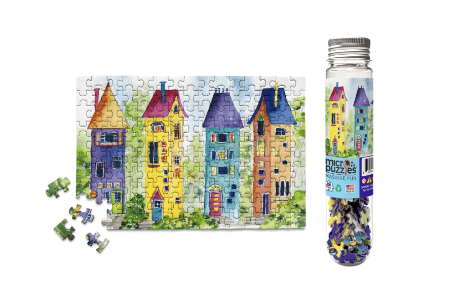 Gnome Homes Mini Jigsaw Puzzle | MicroPuzzles