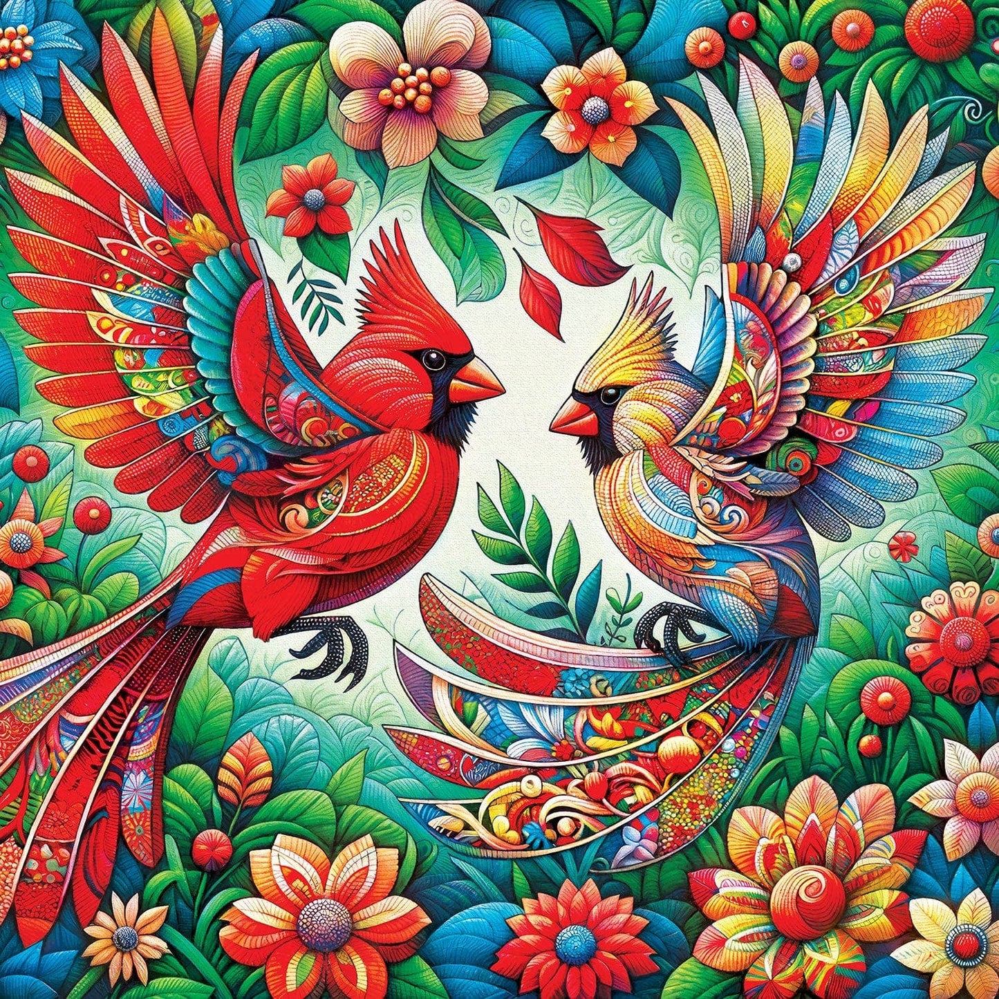 Kaleidoscope - Springtime Dance 300 Piece EZ Grip Jigsaw Puzzle by Masterpieces Puzzles
