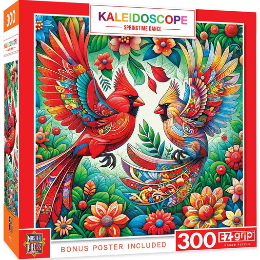 Kaleidoscope - Springtime Dance 300 Piece EZ Grip Jigsaw Puzzle by Masterpieces Puzzles