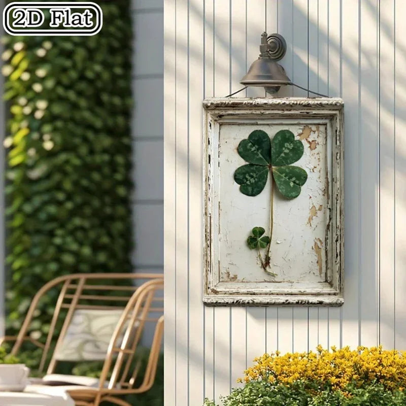 Metal Sign - Vintage Metal Green 8x12 Inch