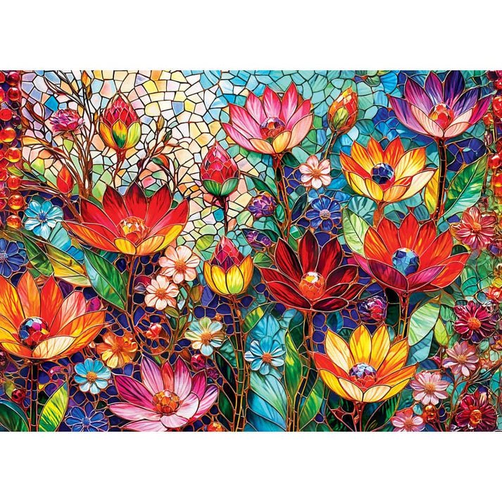 Mosaic Meadow 1000 Piece Jigsaw Puzzle | Masterpieces