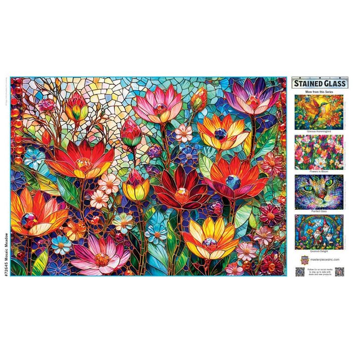 Mosaic Meadow 1000 Piece Jigsaw Puzzle | Masterpieces