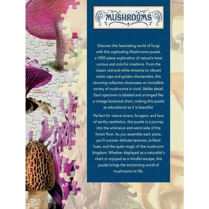 Mushrooms 1000 Piece Jigsaw Puzzle | Masterpieces