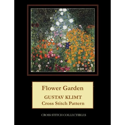 Flower Garden: Gustav Klimt cross stitch pattern - Paperback