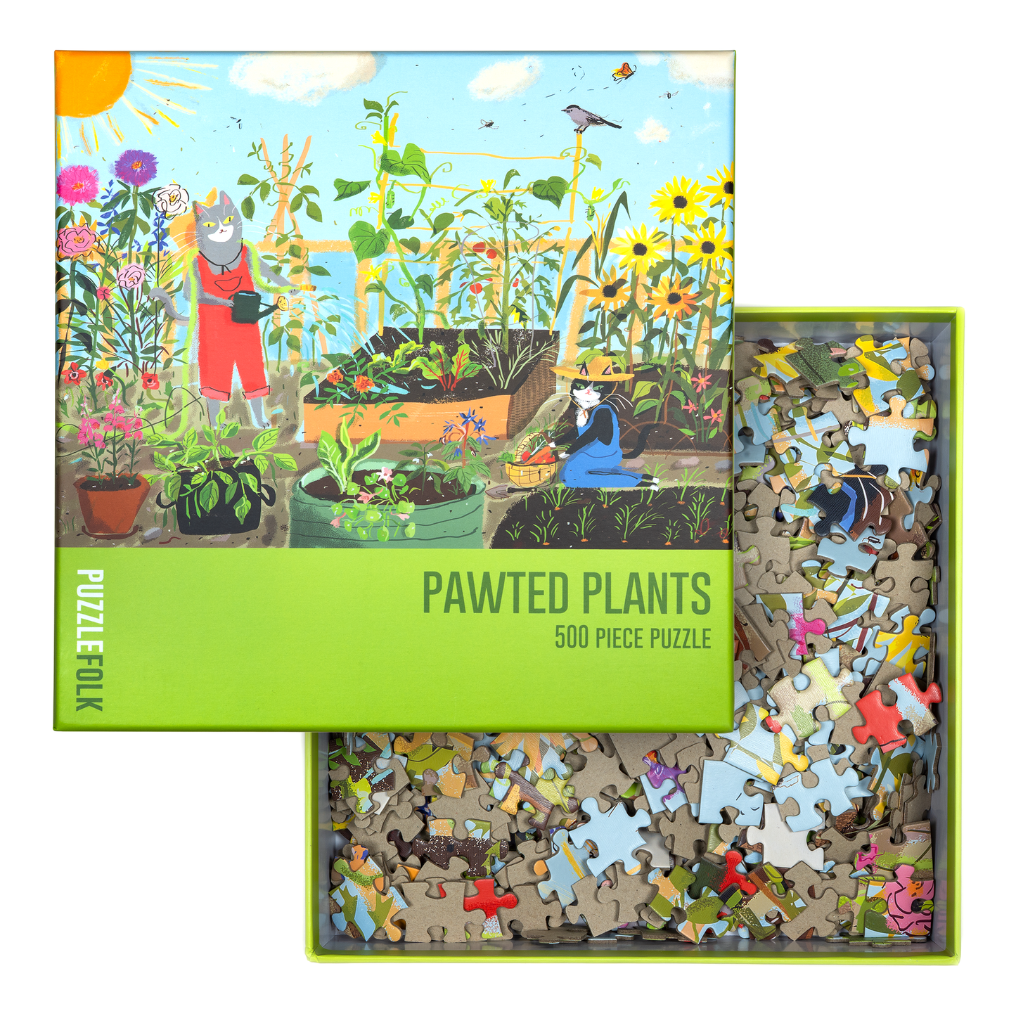 Pawted Plants 500 Piece Jigsaw Puzzle | Puzzlefolk
