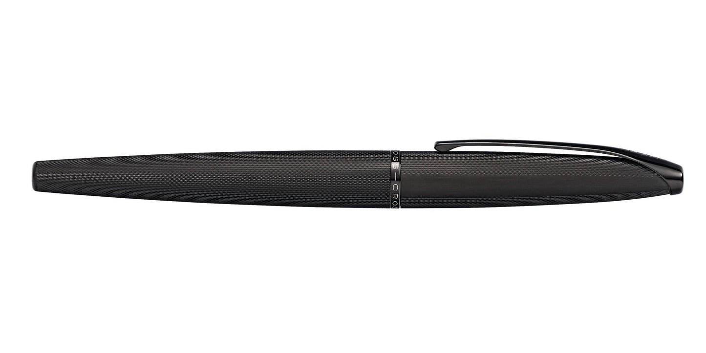 ATX® Brushed Black Stainless Steel Fine Nib Fountain Pen