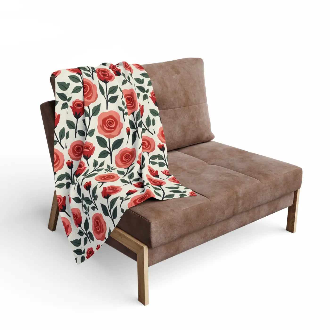 DipaliZ Red Roses Arctic Fleece Blanket Soft Warmth Size 108x90