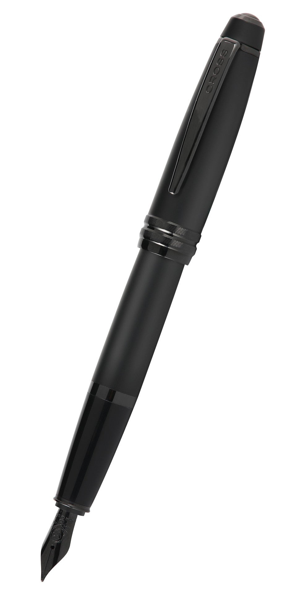 Bailey™ Matte Black Lacquer Stainless Steel Extra-Fine Nib Fountain Pen