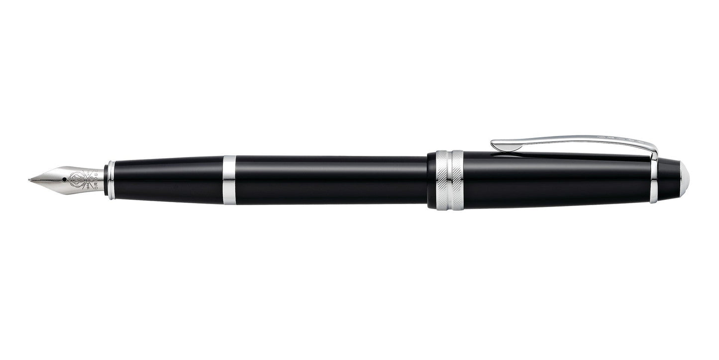 Bailey Light™ Polished Black Resin Extra-Fine Nib Fountain Pen