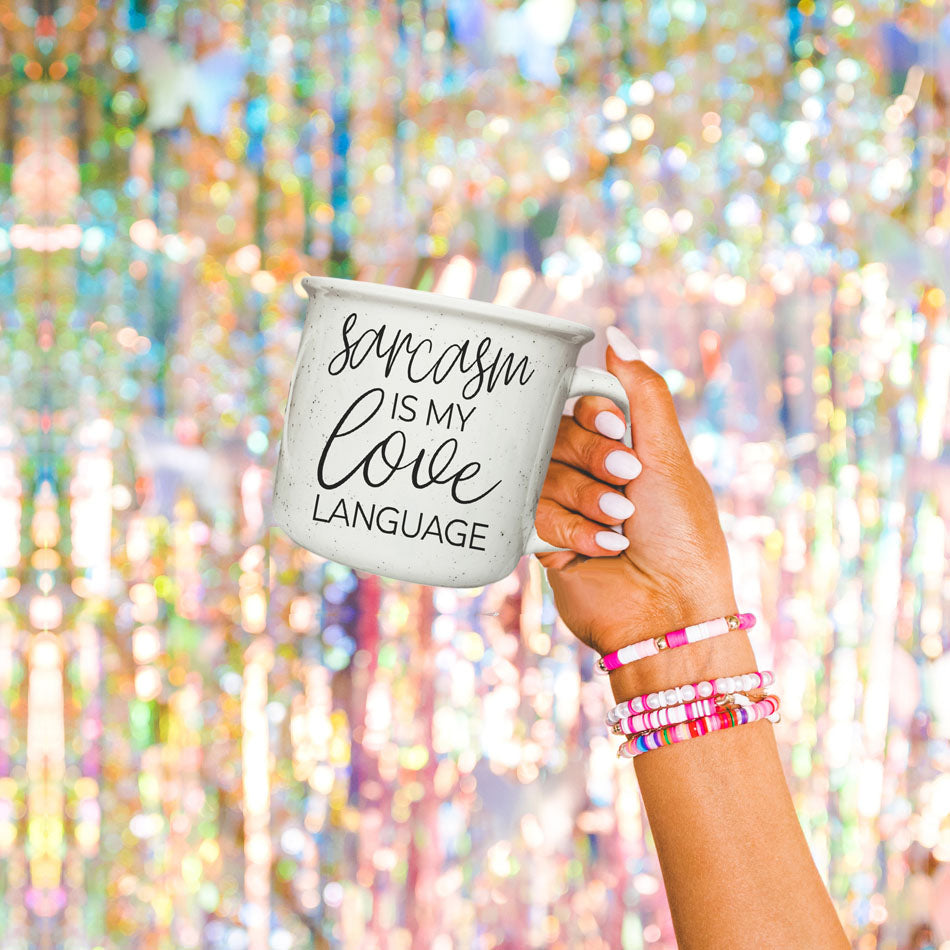 Sarcasm Is My Love Language Ceramic Coffee Mug 14.5oz Funny Sarcastic Gift