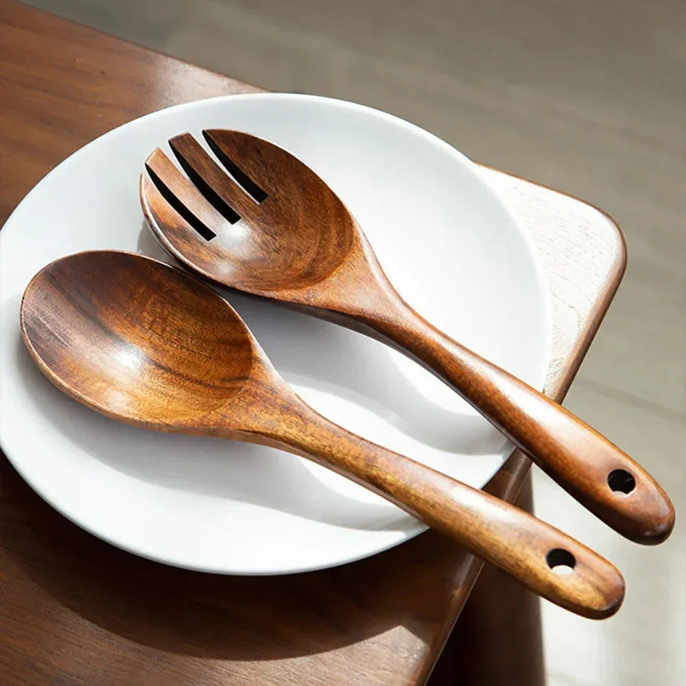 Serving Utensil - Japanese Style Wooden Set