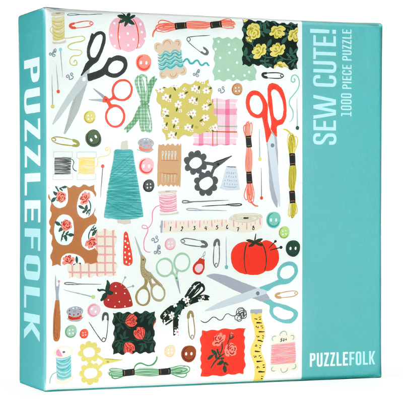 Sew Cute! 1000 Piece Jigsaw Puzzle | Puzzlefolk