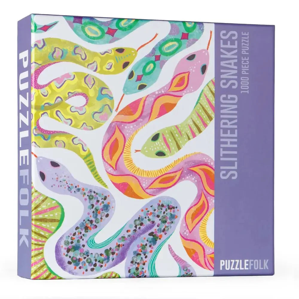 Slithering Snakes 1000 Piece Puzzle by Puzzlefolk