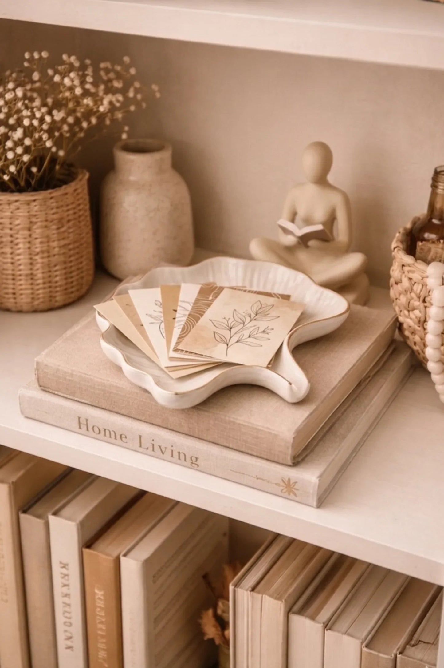 Soap Dish - Ceramic Golden Leaf