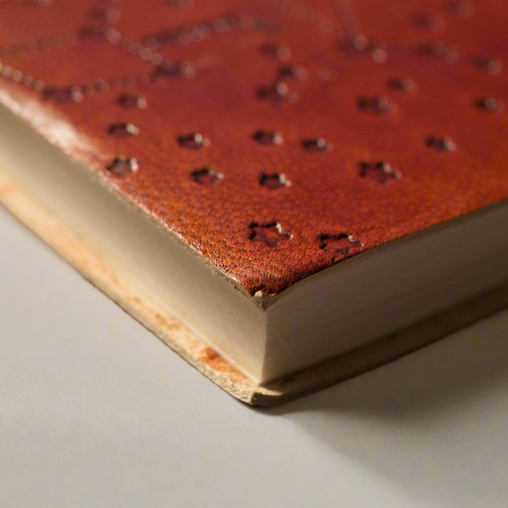 Jane Austen Quote Leather Journal - "Important Nothings"