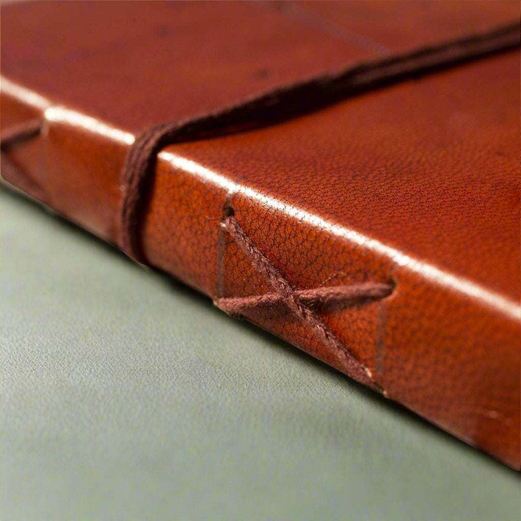Jane Austen Quote Leather Journal - "Important Nothings"