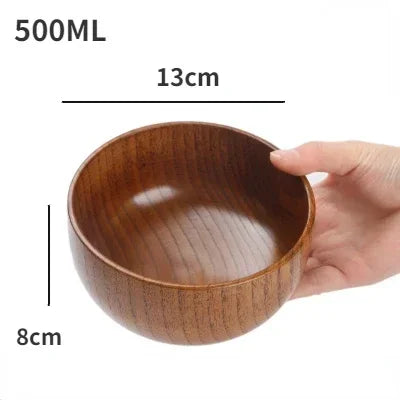 Soup Bowls - Retro Wooden Small