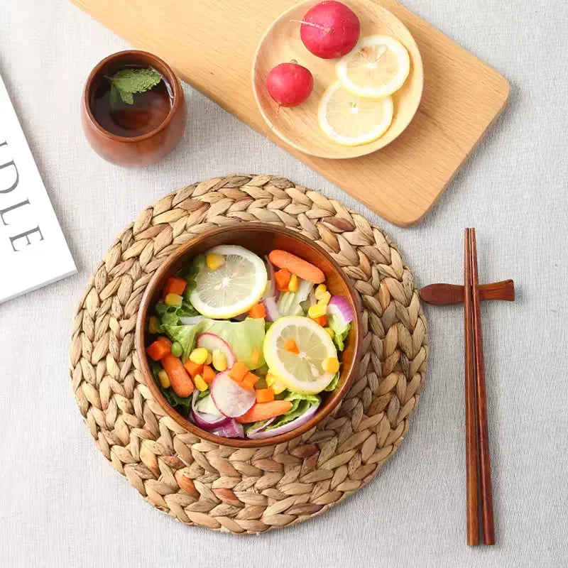 Soup Bowls - Retro Wooden Small