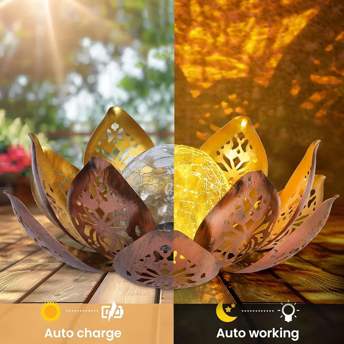 Table Lamp - Solar Iron Uplight