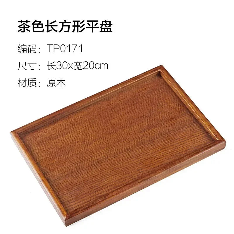 Tea Tray - Portable Wood Small