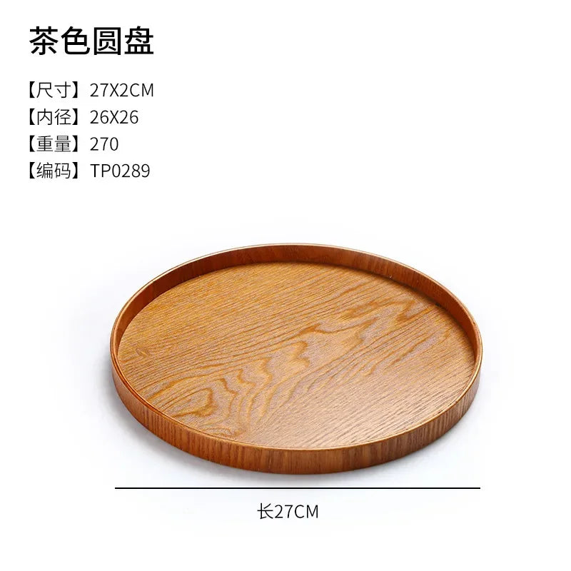 Tea Tray - Portable Wood Small