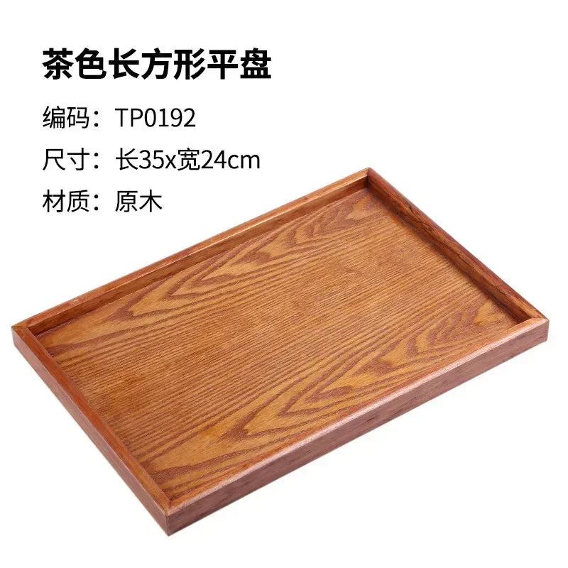 Tea Tray - Portable Wood Small