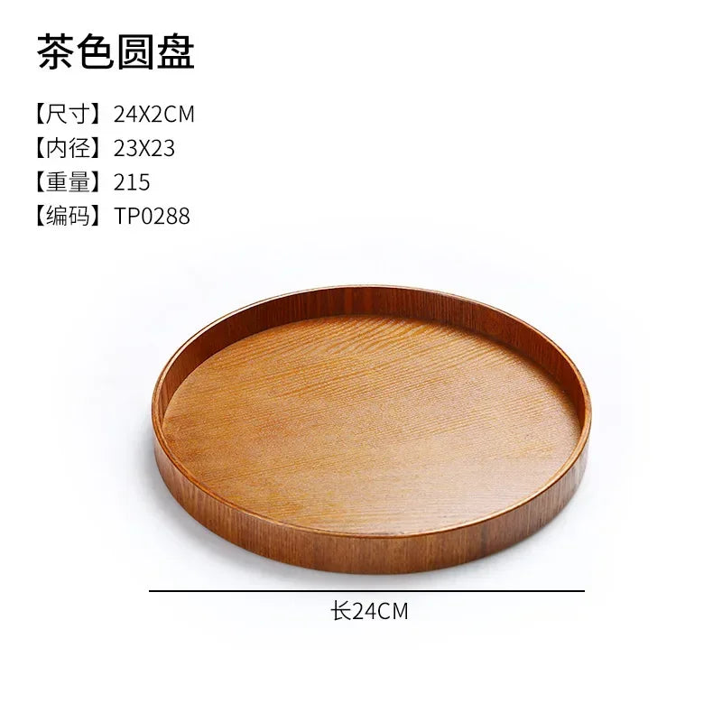 Tea Tray - Portable Wood Small