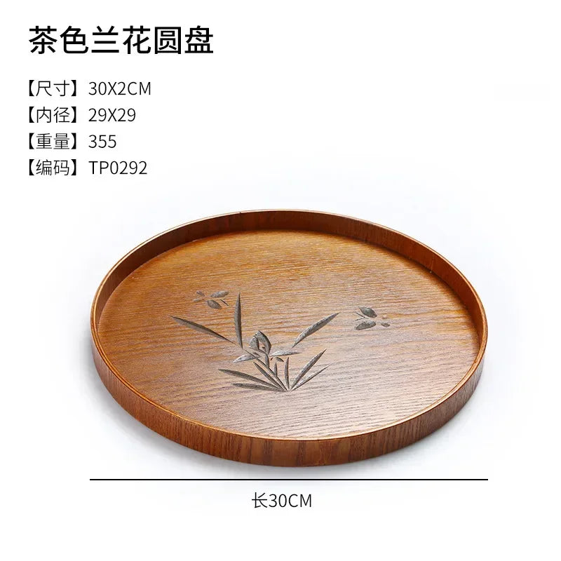 Tea Tray - Portable Wood Small