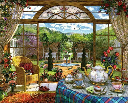The Conservatory 1000 Piece Jigsaw Puzzle by Springbok Puzzles