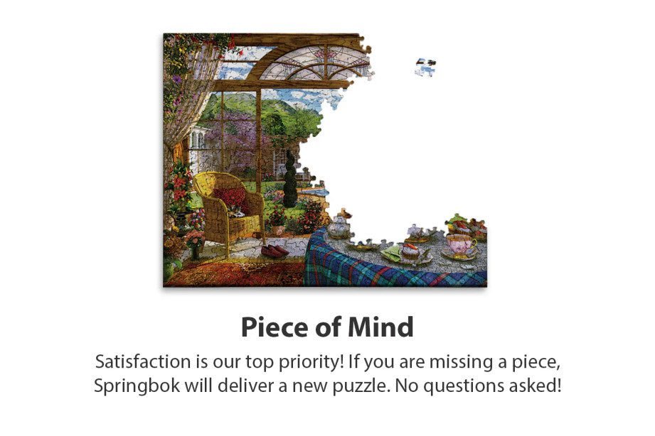 The Conservatory 1000 Piece Jigsaw Puzzle by Springbok Puzzles