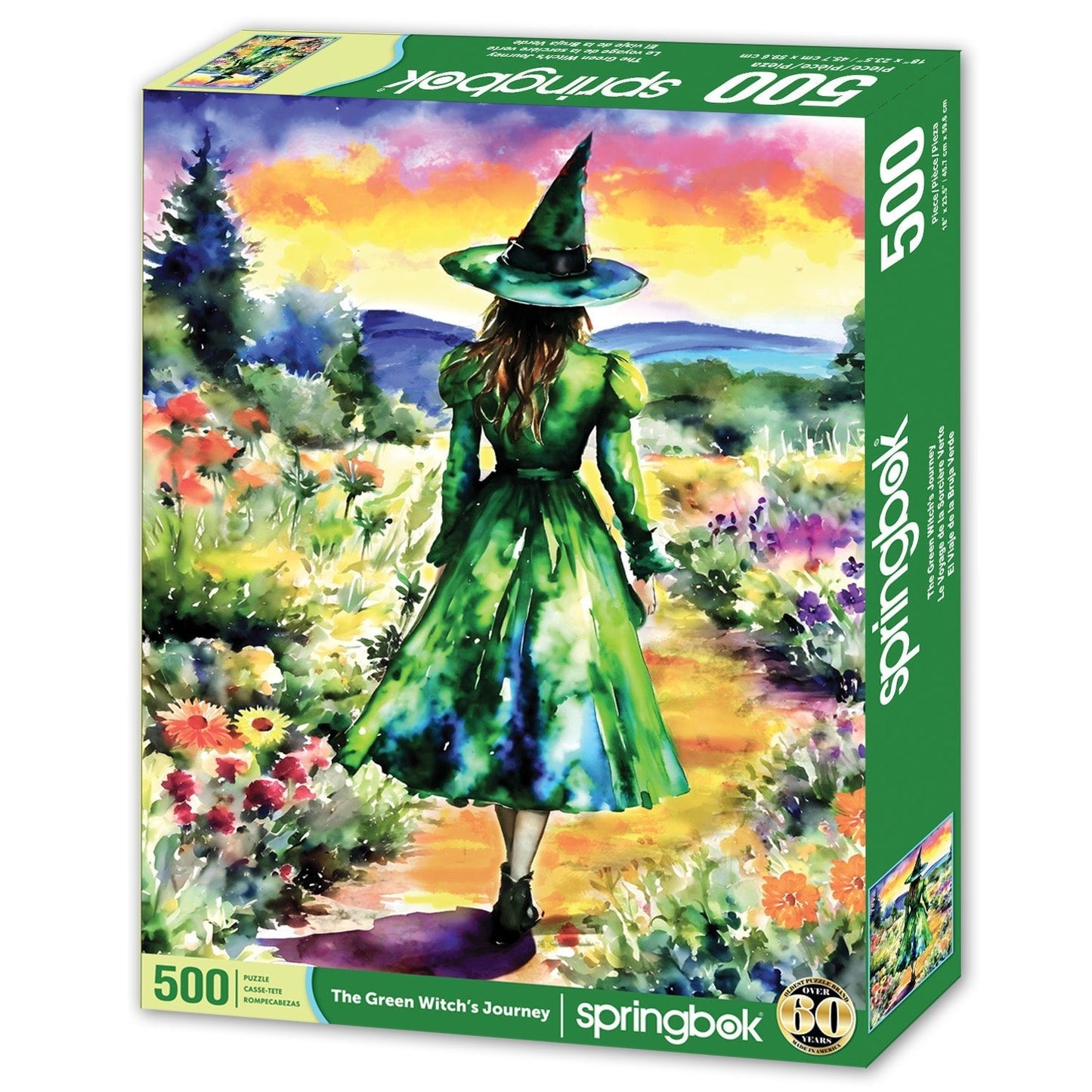 The Green Witches Journey 500 Piece Jigsaw Puzzle - Limited Release | Springbok Puzzles