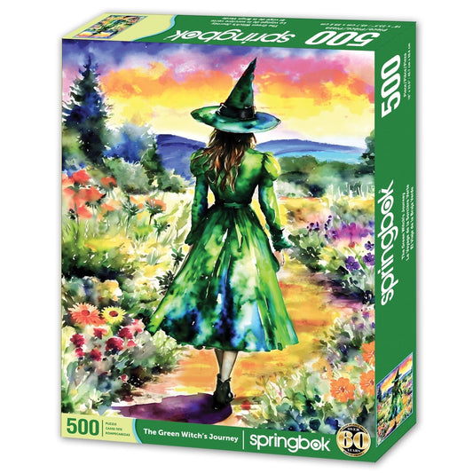 The Green Witches Journey 500 Piece Jigsaw Puzzle - Limited Release | Springbok Puzzles