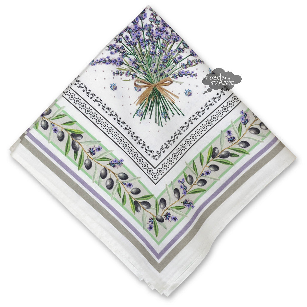 French Provencal napkin - Cotton - Lauris natural | Tissus Toselli