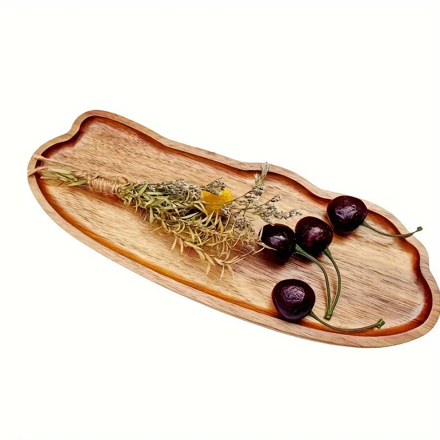 Tray - Oval Acacia Wood