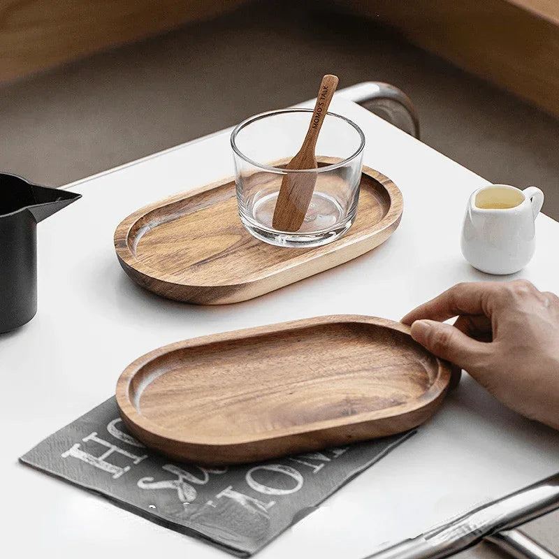 Tray - Wooden Acacia Wood