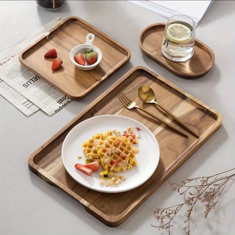 Tray - Wooden Acacia Wood