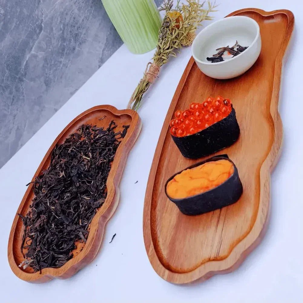 Tray - Wooden Decorative Round