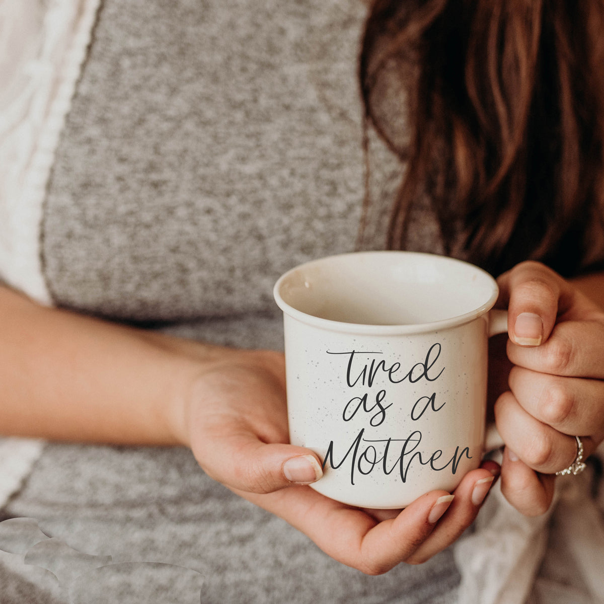 Tired As A Mother Coffee Mug 14.5oz Ceramic Funny Mom Gift