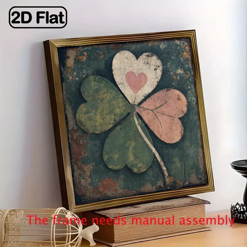 Wall Art - Vintage Wooden 8x8 Inch